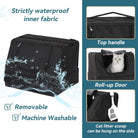 Portable Cat Litter Box: Leak-Proof, Lightweight, and Foldable Design for Convenient Travel (Black, 17 inches)