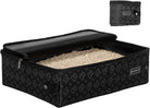 Portable Cat Litter Box: Leak-Proof, Lightweight, and Foldable Design for Convenient Travel (Black, 17 inches)