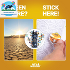 National Parks Water Bottle with 63 Waterproof Stickers - 32Oz Leakproof Insulated Stainless Steel with Straw - USA Hiker Gift Bottle (Blue)