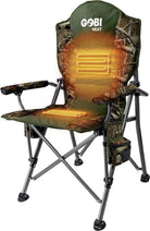 Gobi Heat - Terrain Portable Heated Camping Chair - Outdoor Folding Chair with Heated Filling - Winter Camping Essential - 3 Heat Settings (Flare)