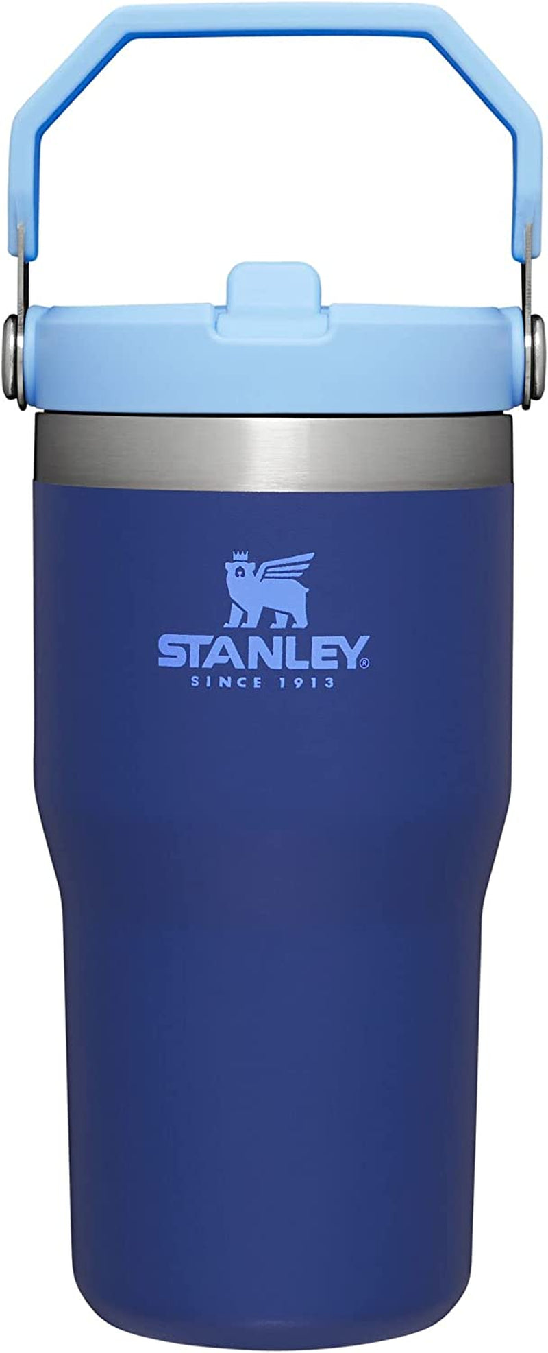 STANLEY Iceflow Stainless Steel Tumbler | Vacuum Insulated, Leak-Resistant, Reusable Cup with Straw