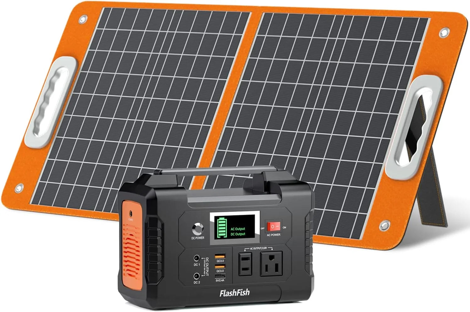 200W Portable Power Station, 40800Mah Solar Generator, Portable Generator for Camping Travel Emergency