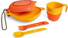 UCO 6-Piece Camping Mess Kit with Bowl, Plate, Camp Cup, and Switch Spork Utensil Set