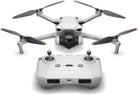 DJI Mini 3 Fly More Combo (DJI RC), Lightweight 3X Mechanical Gimbal Mini Camera Drone with 4K HDR Video, 3 Batteries for 114-Min Flight Time, Vertical Shooting, 32800Ft (10Km) Video Transmission