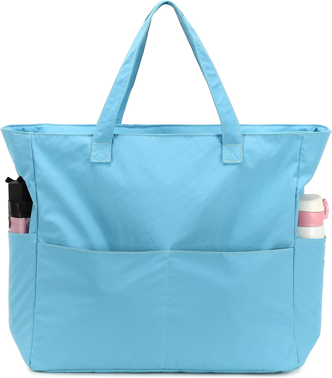 Beach Pool Bags Tote for Women Ladies Large Gym Tote Carry on Bag with Wet Compartment for Weekender Travel Waterproof