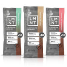 LMNT Caffeinated Electrolyte Drink Mix: Mint, Chai, and Raspberry Flavors - Sugar-Free, Keto and Paleo Friendly - 30 Convenient Stick Packs