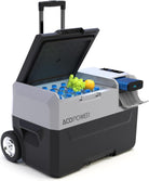 ACOPOWER & Lioncooler 12V Car Refrigerator: 32Qt, Rechargeable, Solar-Powered & Smart App Control