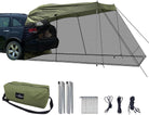 Car Awning Sun Shelter Tents Camping Truck Canopy, Portable SUV Tent Rooftop with Mosquito Net, Universal Tailgate Tent Outdoor for MPV, Trucks, Hatchbacks and Cars 118”X78.74”X78.74”