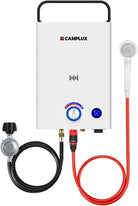 CAMPLUX Portable Outdoor Shower: The Hot and Cold Water Solution with 68,000 BTUs of Performance