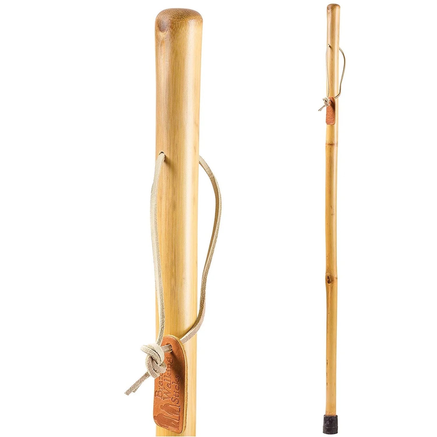 Twisted Hickory Wood Walking Stick 58 Inch Height