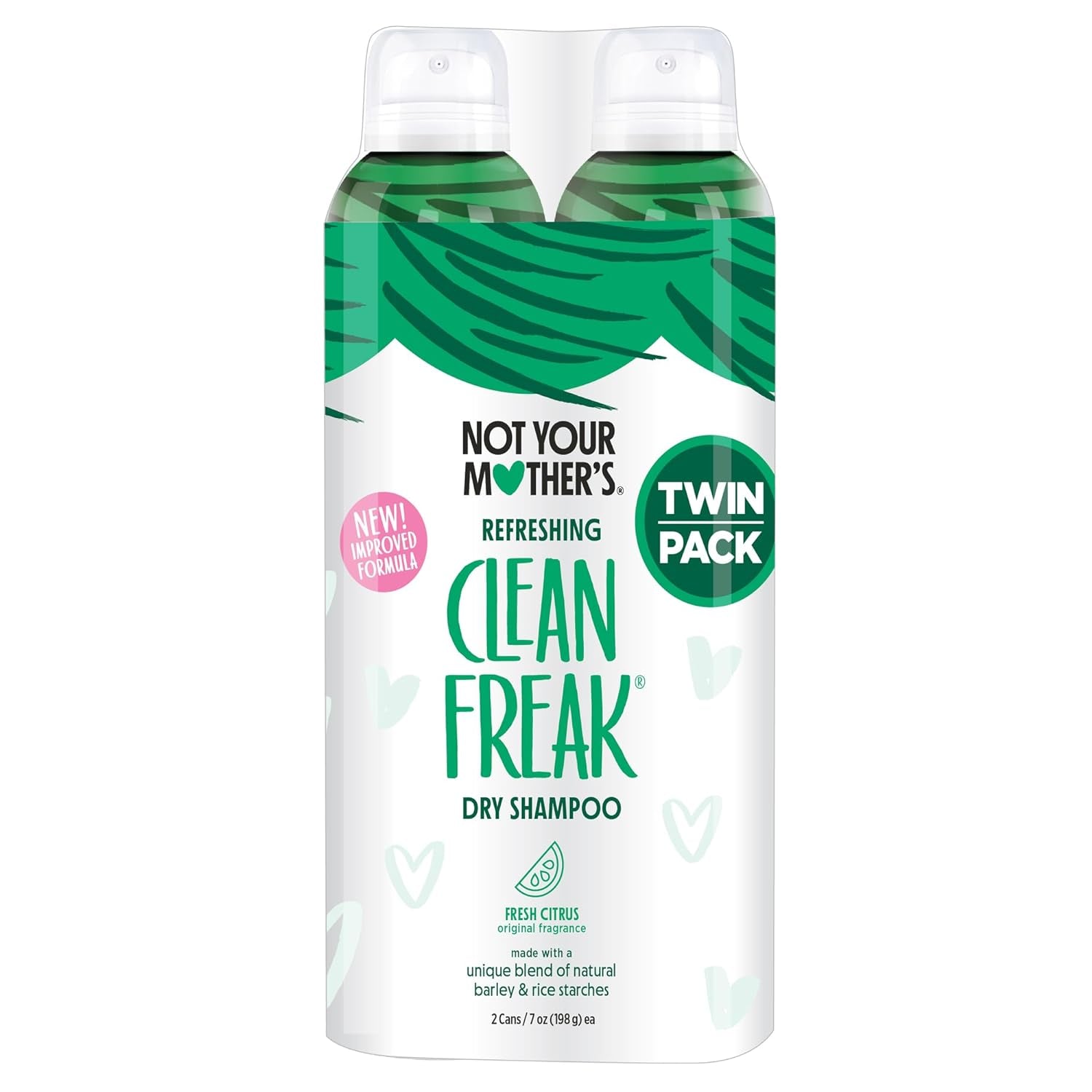 Clean Freak Refreshing Dry Shampoo (3-Pack) - 7 Oz - Waterless Shampoo Instantly Refreshes Hair between Washes - Fresh Citrus Scent