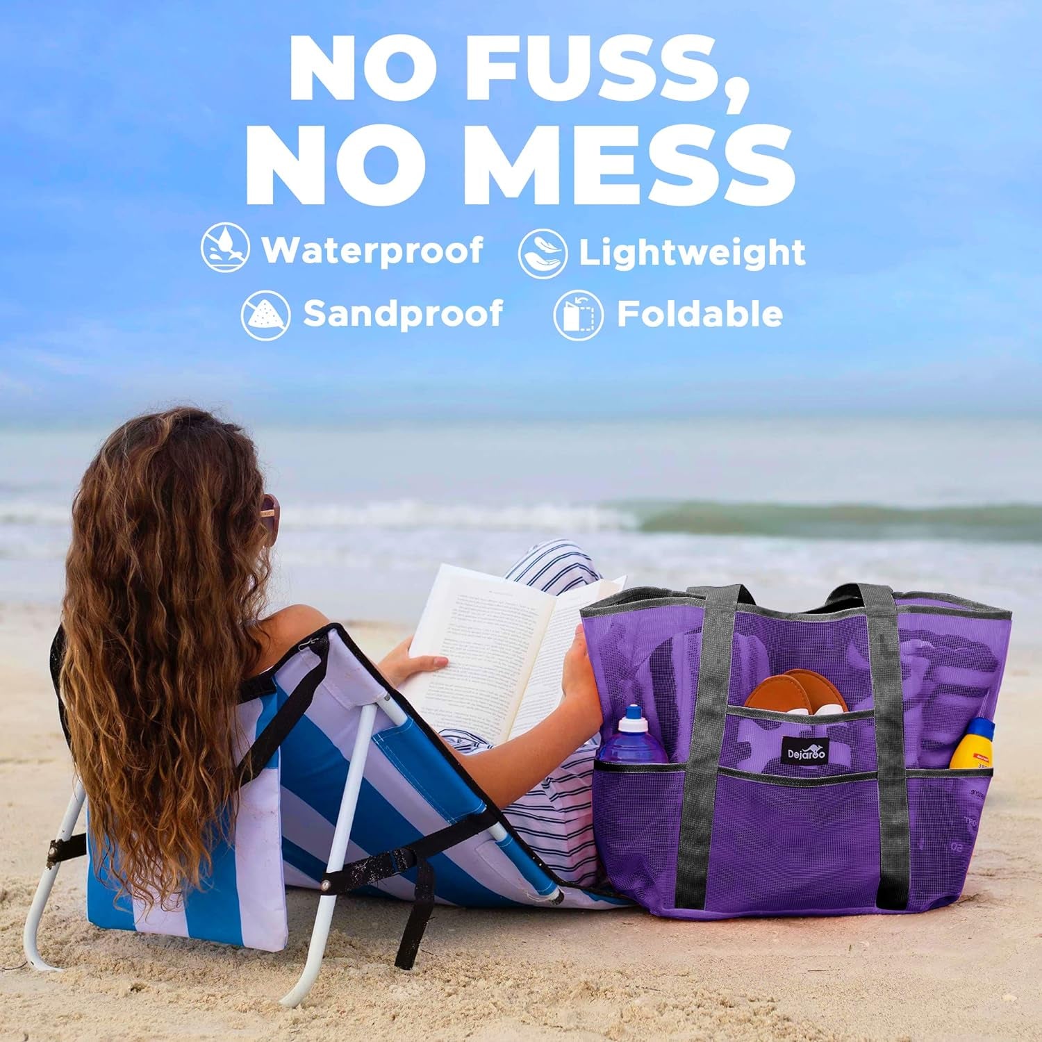 Sandy-Free Super Bag: The Ultimate Beach Companion for Effortless Cleanup