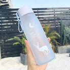 560Ml Water Bottle Leak Proof for Girl Biking Travel Portable Water Bottles Plastic Creative Animal Drinking Cup