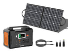 200W Portable Power Station, 40800Mah Solar Generator, Portable Generator for Camping Travel Emergency