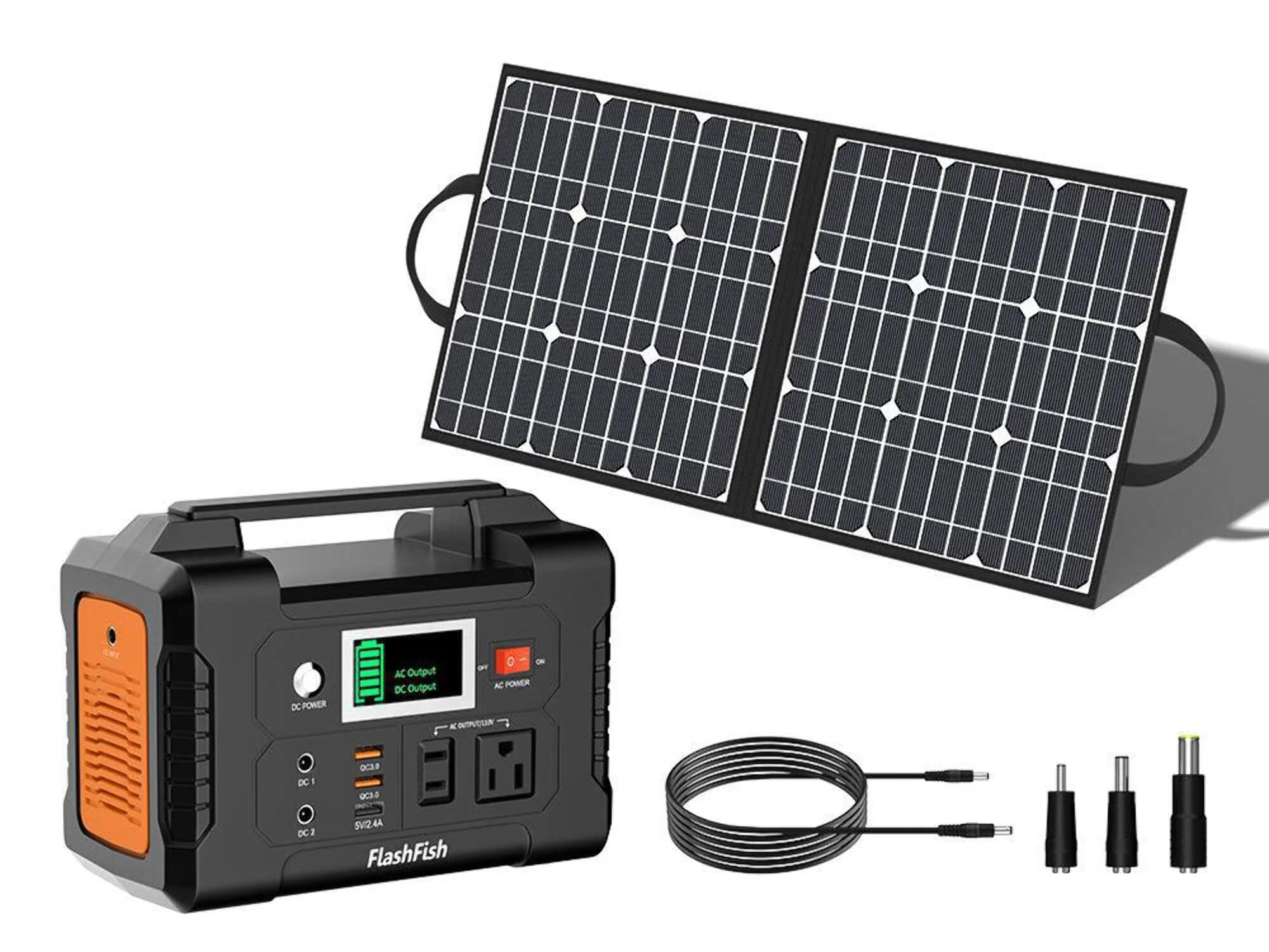 200W Portable Power Station, 40800Mah Solar Generator, Portable Generator for Camping Travel Emergency