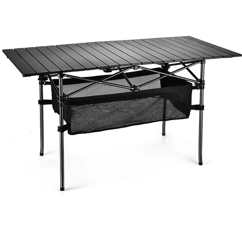 Camping Table Aluminum Picnic Table Waterproof and Rust Resistant Portable Desk