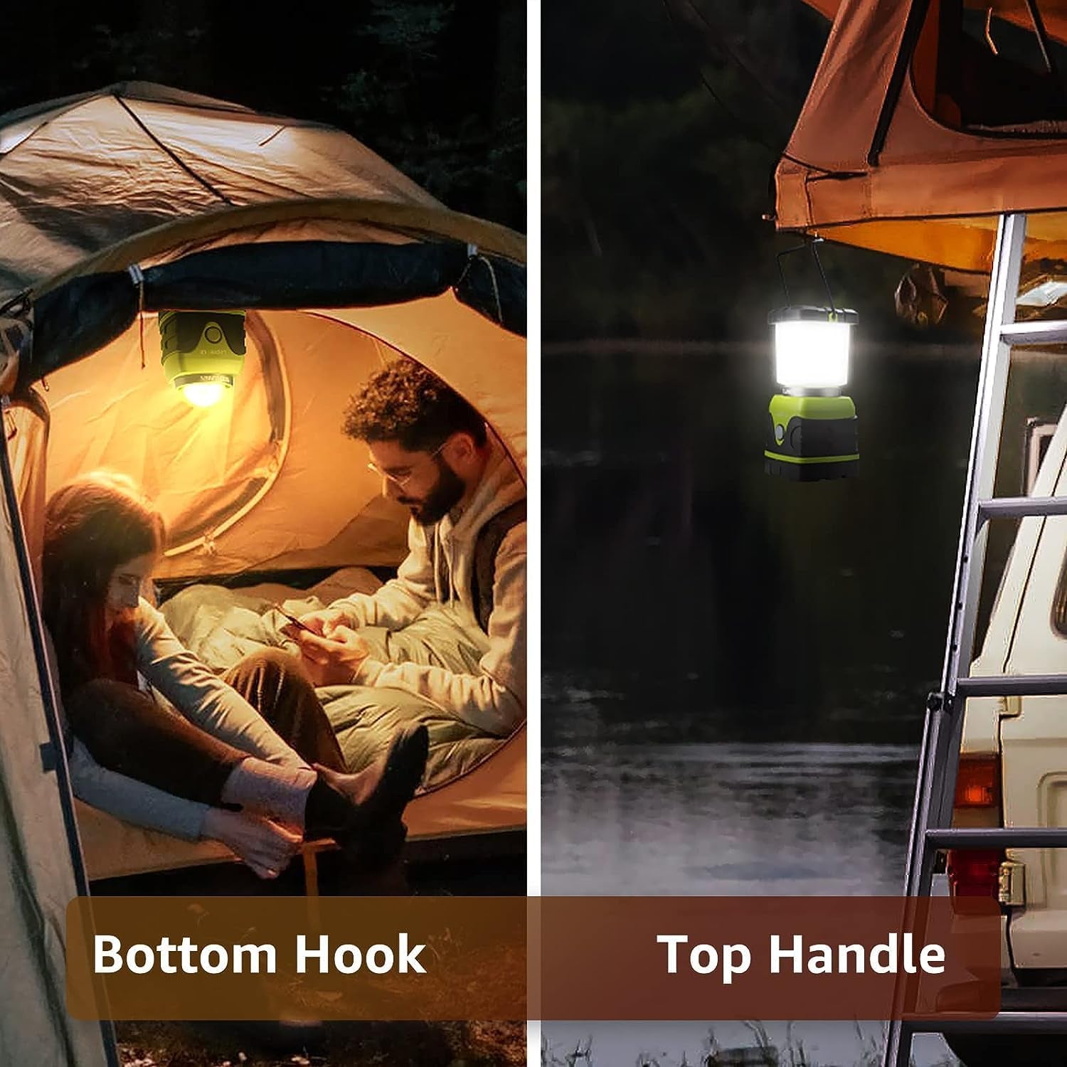 LE Dimmable Camping Lantern: 1000 Lumen, 4 Modes, Water-Resistant & Long Battery Life