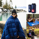 The Ultimate Snuggle Sack: Your Featherweight Friend for Outdoor Shenanigans - Perfect for Campfire Cuddles, Stadium Snoozes, and Festival Frolocking!