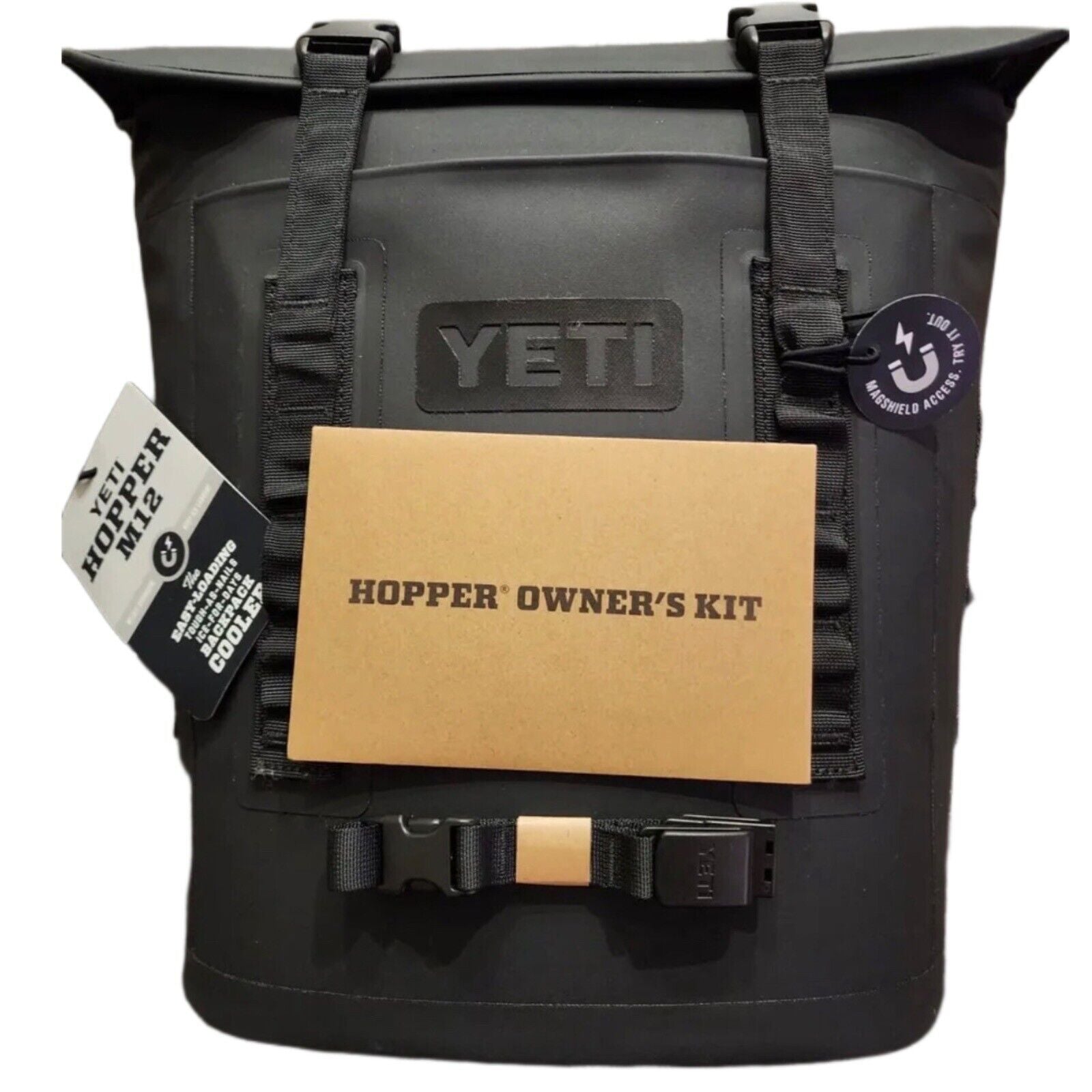 New YETI Hopper M12 Soft Backpack Cooler Black Pre Dawn RARE Model HOPPBPM12