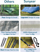 Swinging Between Trees: The Premier Outdoor Snuggle Station with Mosquito Protection for Couples