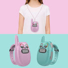 Qniglo Giggle Gabbers: Rechargeable Walkie Talkies for Young Adventurers Aged 3-14, Ideal for Outdoor Activities and Celebrations