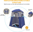 Camping Shower Tent Oversize Space Privacy Tent Portable Outdoor Shower Tents for Camping with Floor Changing Tent Dressing Room Easy Set up Shower Privacy Shelter 1 Room/2 Rooms Toilet Tent