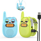 Qniglo Walkie Talkies for Kids Rechargeable, 3-14 Year Old Girls,Boys Gifts,Kids Walky Talky with FM for Outdoor Camping Games,Christmas Birthday Gift for 5 - 10 Year Old Teens Toddlers