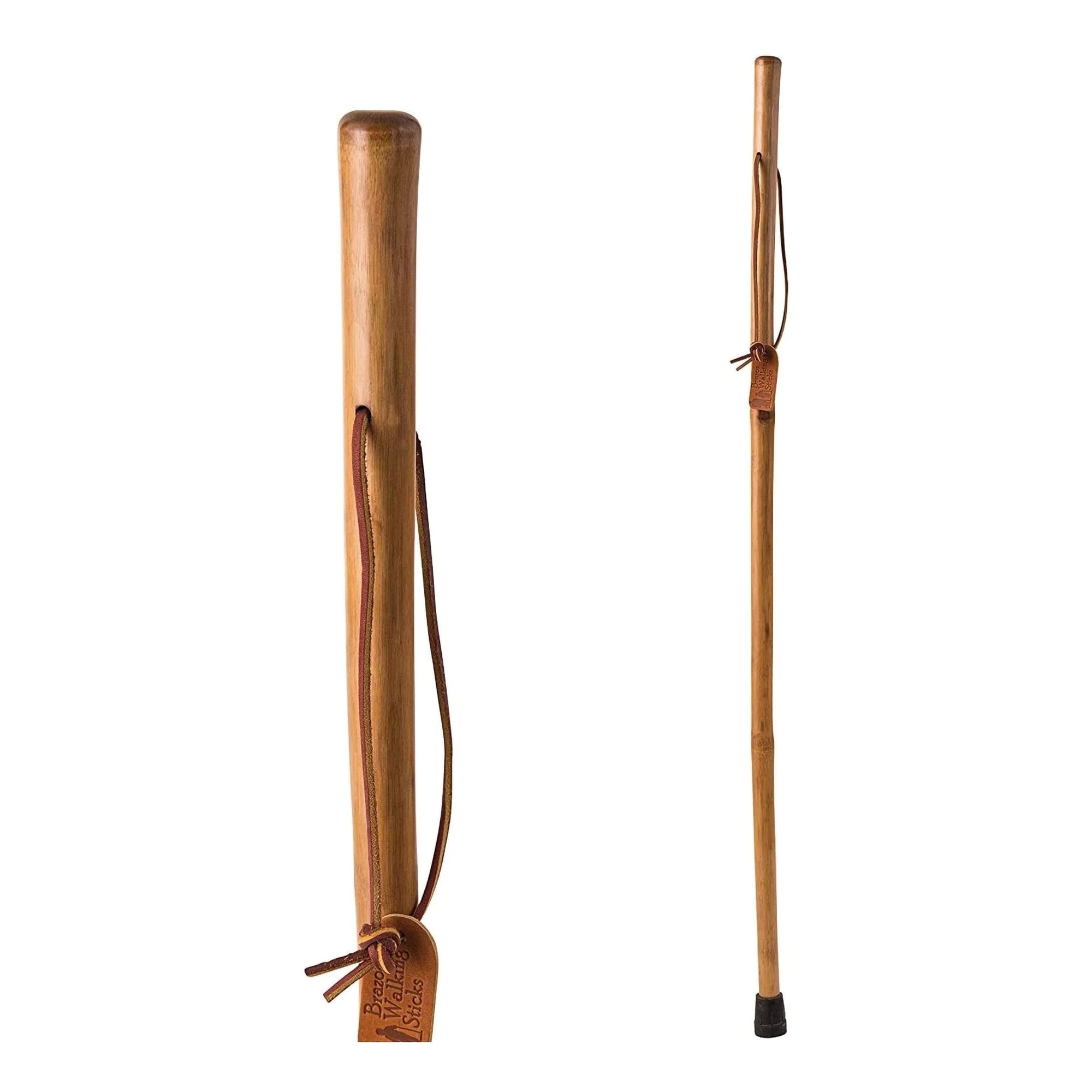 Twisted Hickory Wood Walking Stick 58 Inch Height