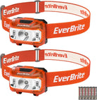 Everbrite Headlamp, 5 Pack Kids Headlamp with Red Light and Memory Function, Head Lamp for Adults and Kids with 5 Modes, Bright Headlamps for Camping, Running, Batteries Included