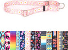 Martingale Collar for Dogs | No-Slip Escape Proof, Adjustable Nylon Training Collar, Pink Daisy Pattern