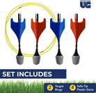 University Games Lawn Darts | Classic Toss Game & Backyard Party Toy for Families, Indoor/Outdoor Use