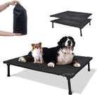 Hexagonal Foldable Outdoor Dog Bed – Cooling Elevated Cot for Medium & Large Pets