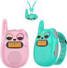 Qniglo Walkie Talkies for Kids Rechargeable, 3-14 Year Old Girls,Boys Gifts,Kids Walky Talky with FM for Outdoor Camping Games,Christmas Birthday Gift for 5 - 10 Year Old Teens Toddlers