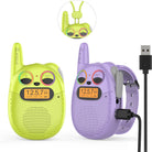 Qniglo Walkie Talkies for Kids Rechargeable, 3-14 Year Old Girls,Boys Gifts,Kids Walky Talky with FM for Outdoor Camping Games,Christmas Birthday Gift for 5 - 10 Year Old Teens Toddlers