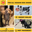 Waterproof Dog Boots – Anti-Slip Paw Protectors for Summer Heat & Winter Snow