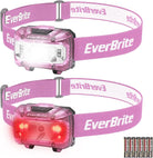 Everbrite Headlamp, 5 Pack Kids Headlamp with Red Light and Memory Function, Head Lamp for Adults and Kids with 5 Modes, Bright Headlamps for Camping, Running, Batteries Included