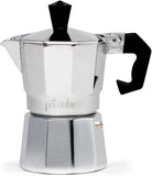 Primula Classic Stovetop Espresso and Coffee Maker, Moka Pot for Italian and Cuban Café Brewing, Greca Coffee Maker, Cafeteras, 6 Espresso Cups, Silver