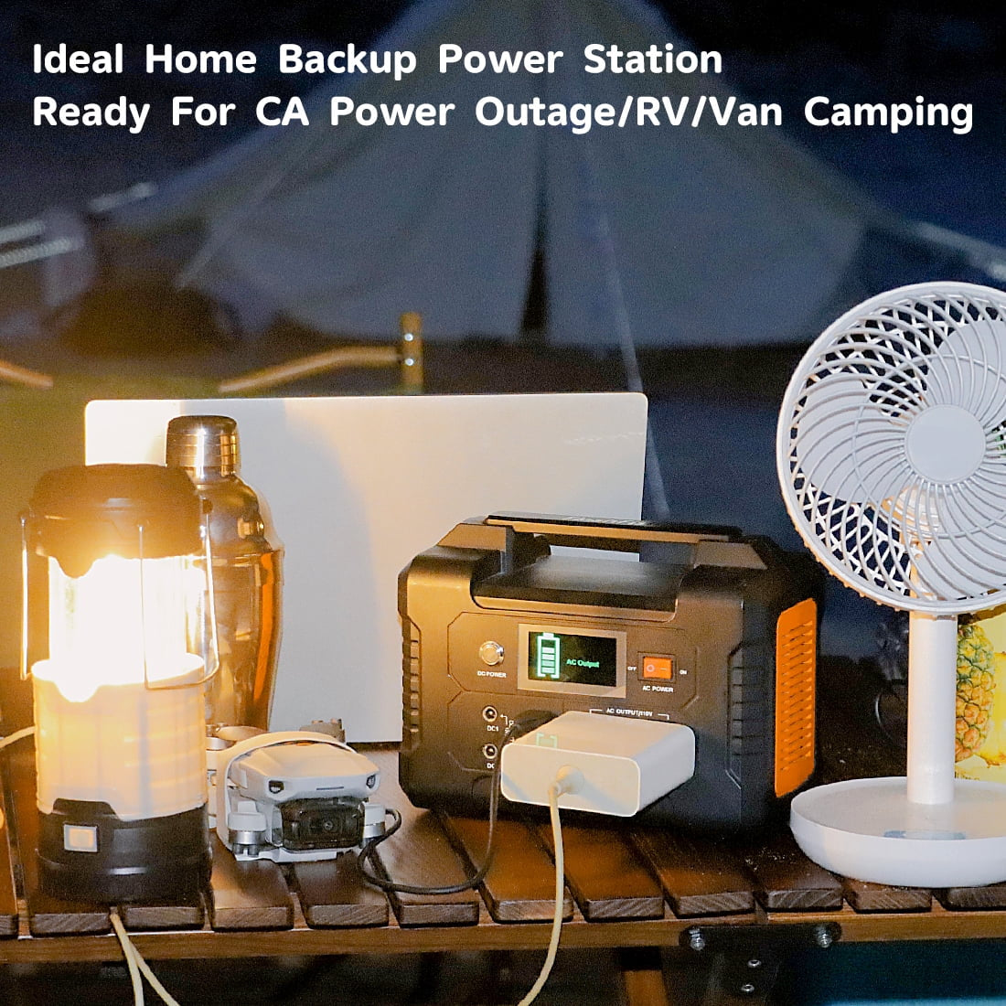200W Portable Power Station, 40800Mah Solar Generator, Portable Generator for Camping Travel Emergency