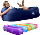 Inflatable Lounger Air Sofa Chair–Camping & Beach Accessories–Portable Water Proof Couch for Hiking, Picnics, Outdoor, Music Festivals & Backyard–Lightweight and Easy to Set up Air Hammock