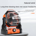 Camping Fan for Tents Portable Camping Fans 5400Mah USB Rechargeable Battery Operated Tent Fan with Lights, Tripod and Hook, 3 Speeds