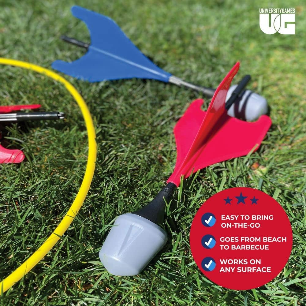 University Games Lawn Darts | Classic Toss Game & Backyard Party Toy for Families, Indoor/Outdoor Use