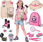 Kids Explorer Kit with Safari Vest & Hat for 3-7 Year Old Boys & Girls - Safari Costume Kids, Zoo Keeper, Paleontologist, Bug Kit & More - Explorer Kit for Kids outside Toys STEM Gift + Bug Ebook