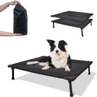 Hexagonal Foldable Outdoor Dog Bed – Cooling Elevated Cot for Medium & Large Pets