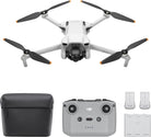 DJI Mini 3 Fly More Combo (DJI RC), Lightweight 3X Mechanical Gimbal Mini Camera Drone with 4K HDR Video, 3 Batteries for 114-Min Flight Time, Vertical Shooting, 32800Ft (10Km) Video Transmission