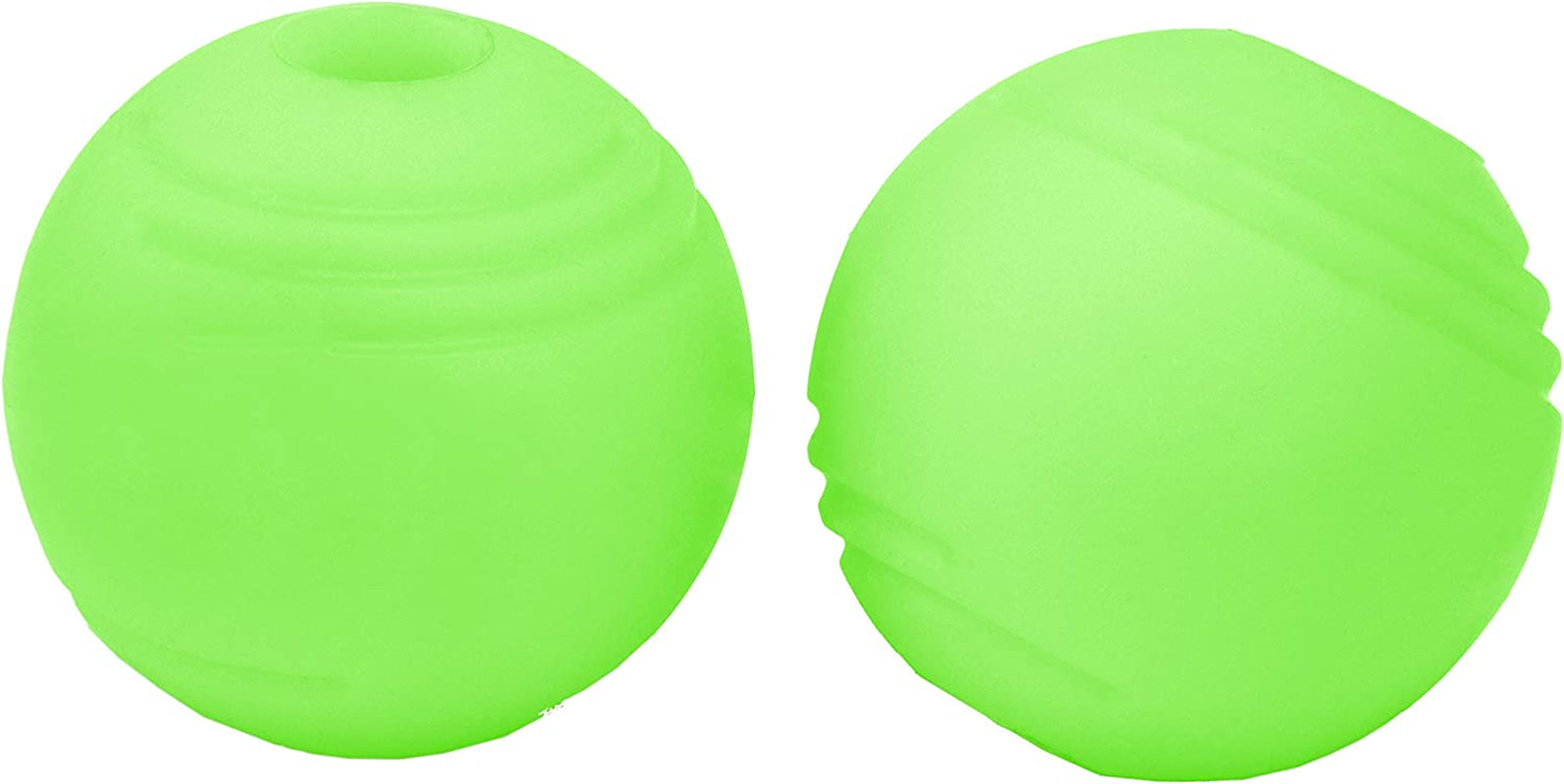 Wooftastic Glow-in-the-Dark Fetch Orbs: The Canine's Bouncy Balls of Joy (2-Pack of Pup-approved Spheres)