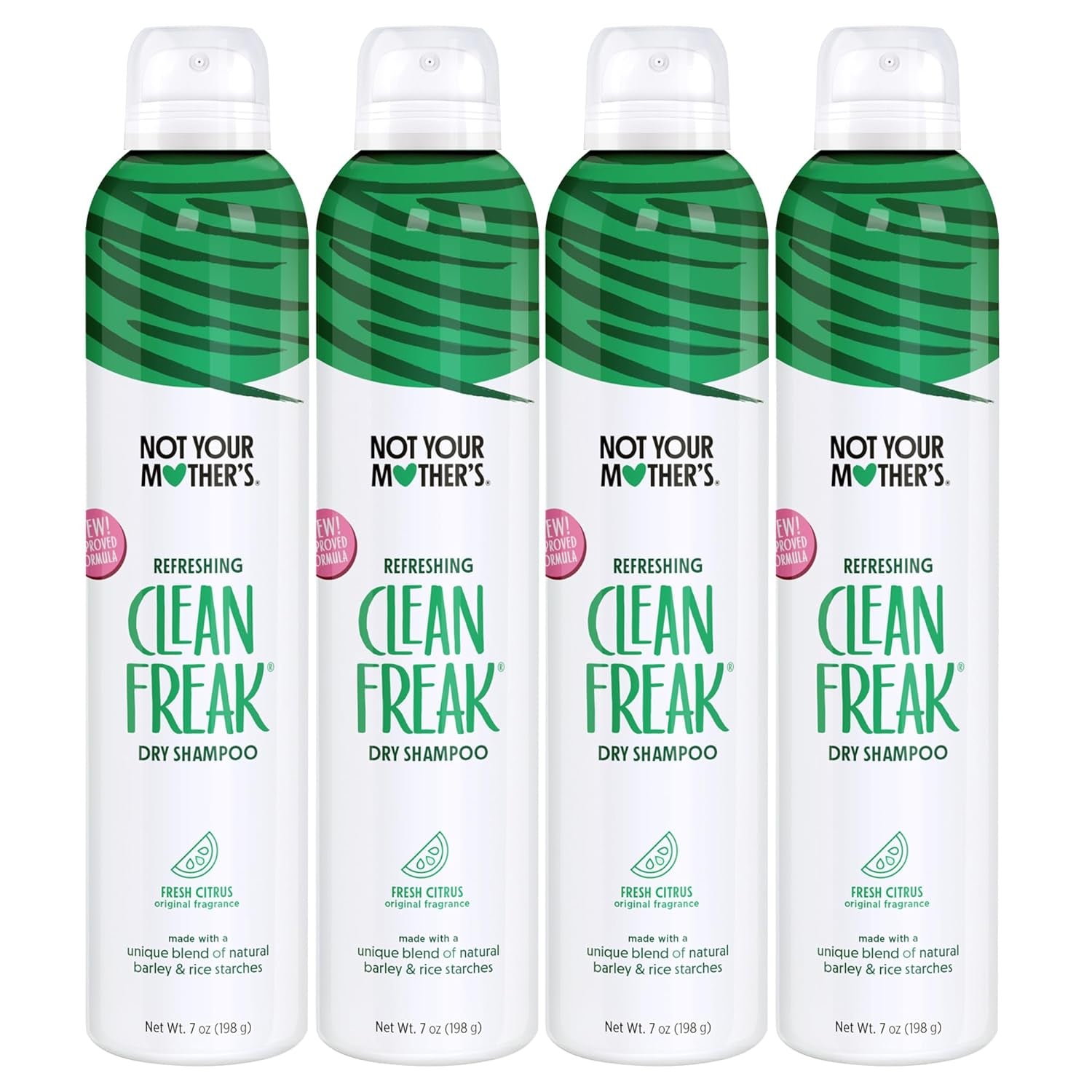 Clean Freak Refreshing Dry Shampoo (3-Pack) - 7 Oz - Waterless Shampoo Instantly Refreshes Hair between Washes - Fresh Citrus Scent