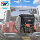 Spare Tire Trash Bag, Heavy Duty Truck Tailgate Trash Bag, Cargo Storage Bag for Jeep, Truck, SUV or Car, Fit up to 40'' Tire (Gobi Tan)