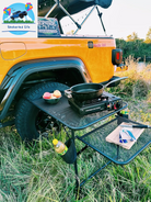 Tailgate Table, Car Desk, Tailgate Table, Car Camping, Camping Table, Overlanding Gear, Vehicle Table, Adjustable Height & Length, Lightweight