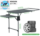 Tailgate Table, Car Desk, Tailgate Table, Car Camping, Camping Table, Overlanding Gear, Vehicle Table, Adjustable Height & Length, Lightweight