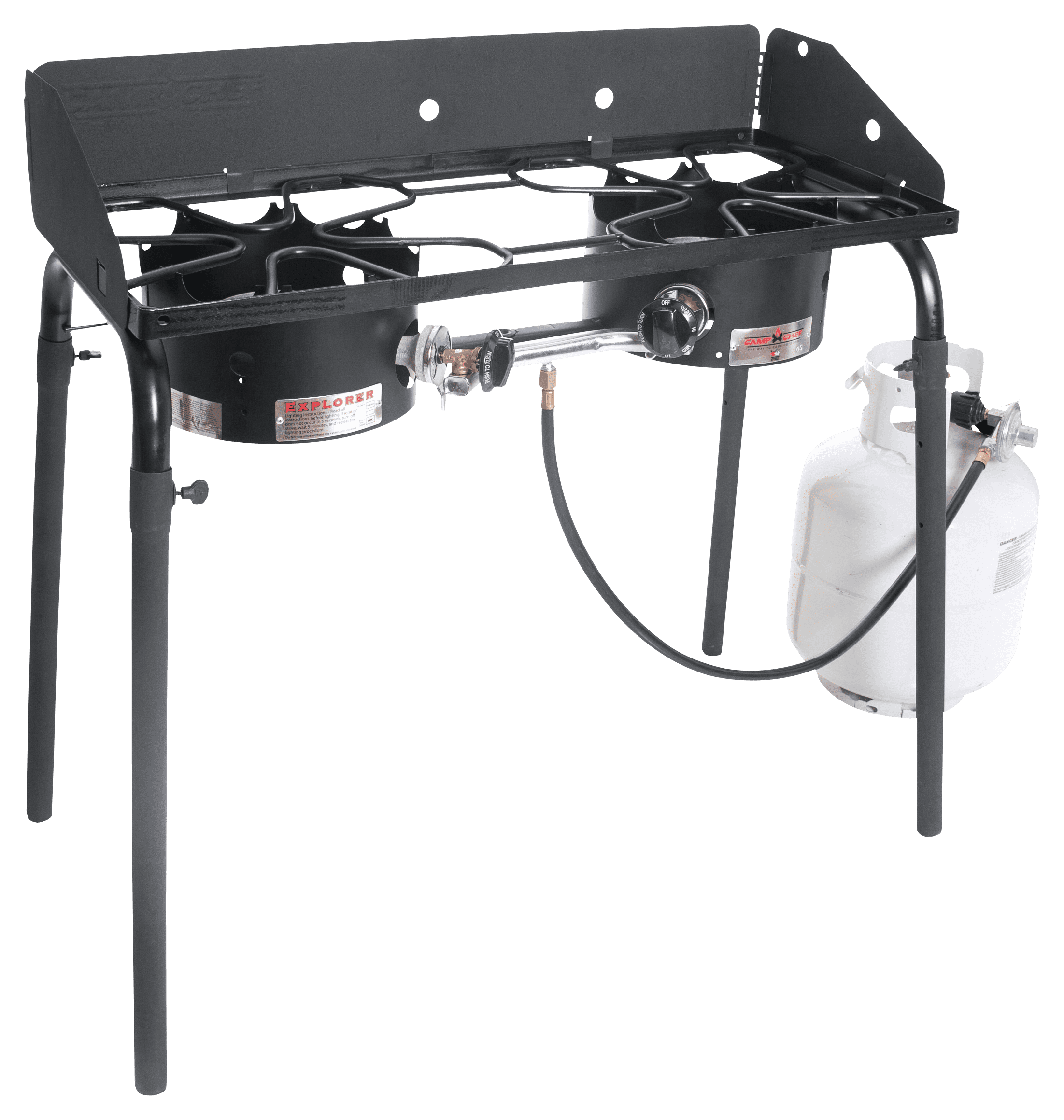 EX60LW Explorer 30,000 BTU 2-Burner Propane Stove